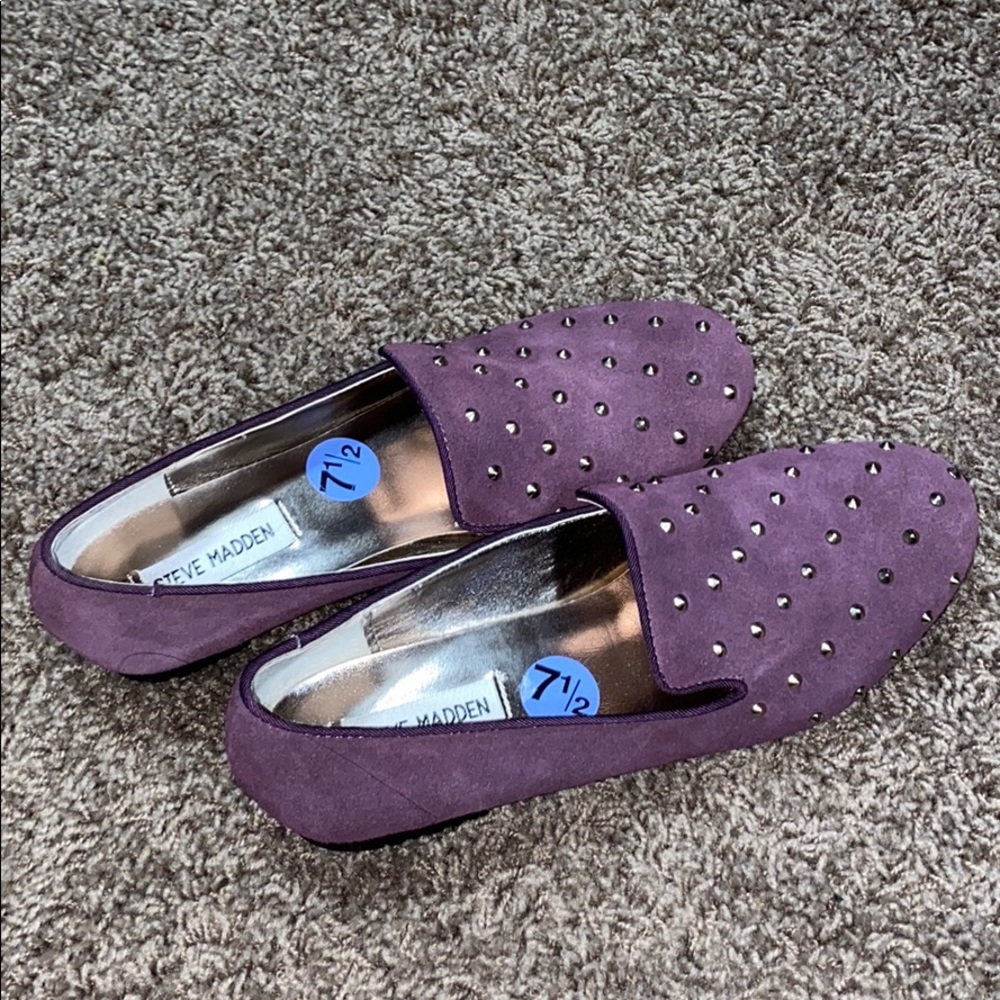 Steve Madden Eggplant Loafer Shoes
